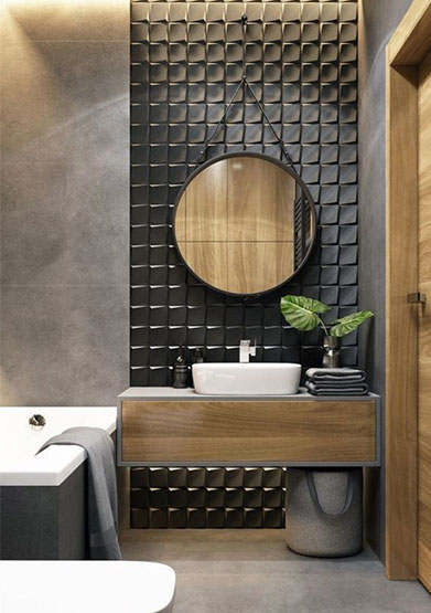 mueble a medida baño pequeño